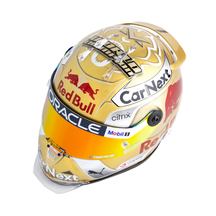 Max Verstappen World Champion 2022 Golden Helmet (2022) - Fotokaart -  LastDodo