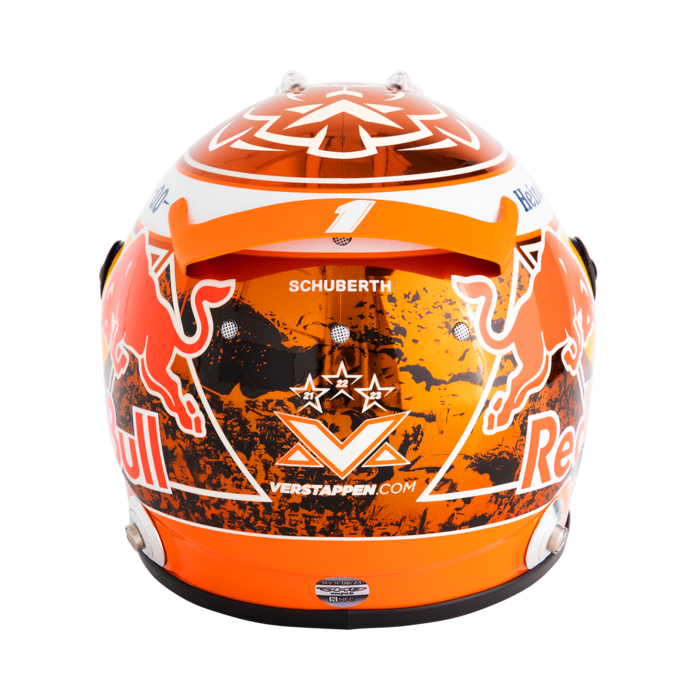 1:2 Orange Tribute Helmet - Max Verstappen image