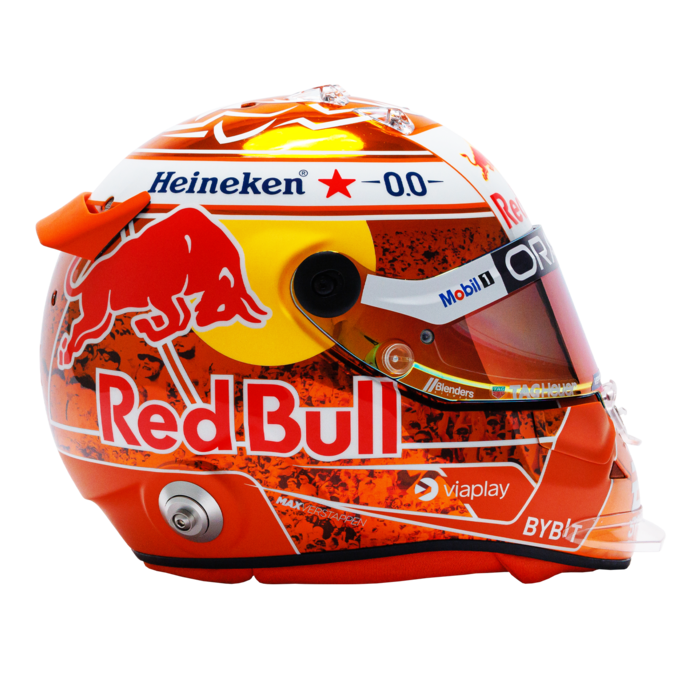 1:4 Orange Tribute Helmet - Max Verstappen image