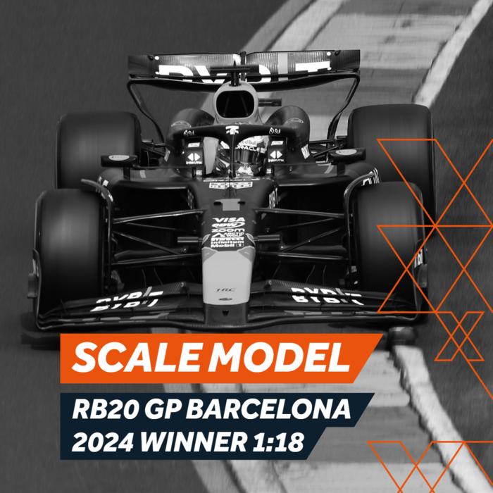 1:18 RB20 GP Barcelona 2024 - Winner image