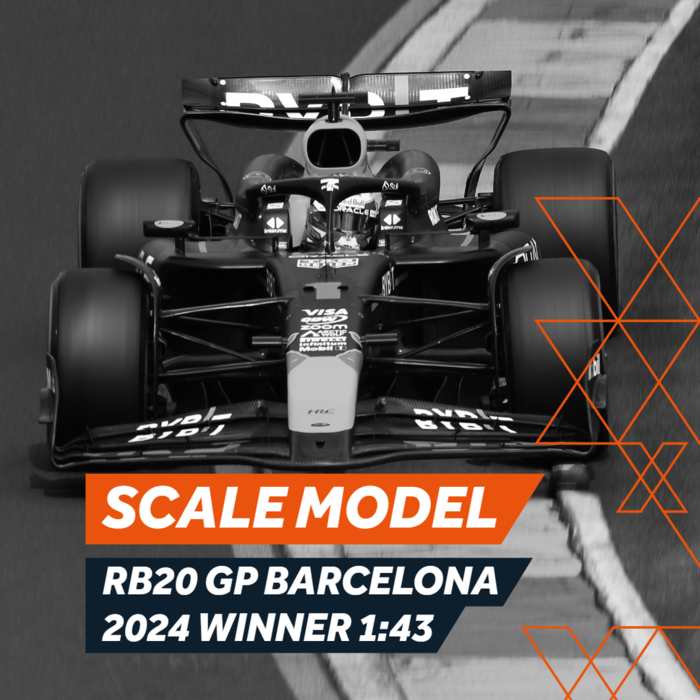 1:43 RB20 GP Barcelona 2024 - Winner image