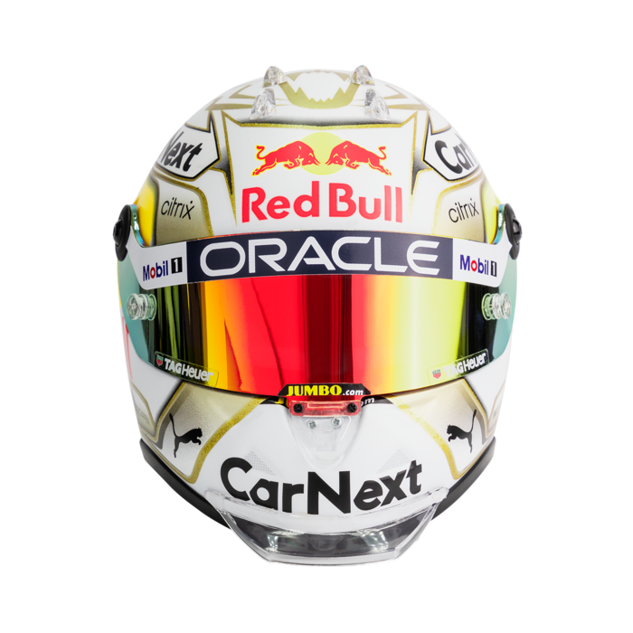 Max Verstappen Season 2022 F1 NO. 1 Red bull 1:2 Helmet NEW WORLD