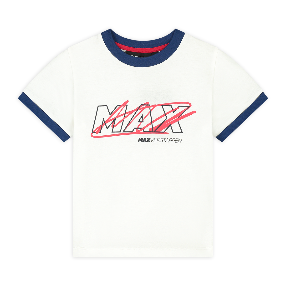 Kids Signature Max T-shirt Wit › T-shirts › Verstappen.com