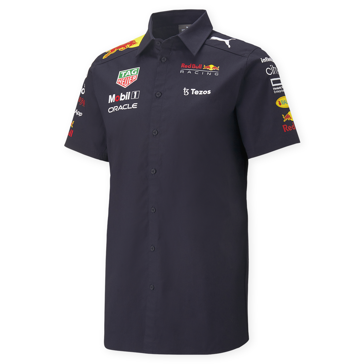 Red Bull Racing Team Overhemd 2022 - Heren › Shirts › Verstappen.com